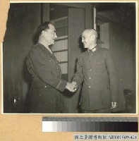 藏品(蔣主席接見印緬戰區美軍司令索爾登將軍)的圖片